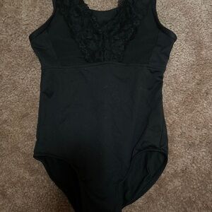 Danz n Motion Girls Black Leotard, Size 6/7